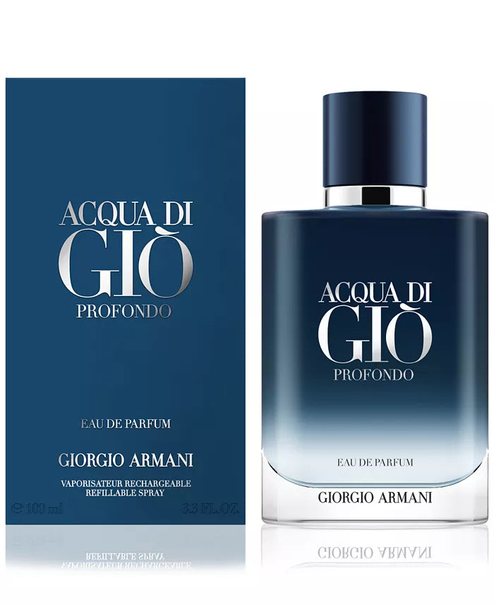 Giorgio Armani Acqua di Giò Profondo Eau de Parfum for Men - 3.3 oz