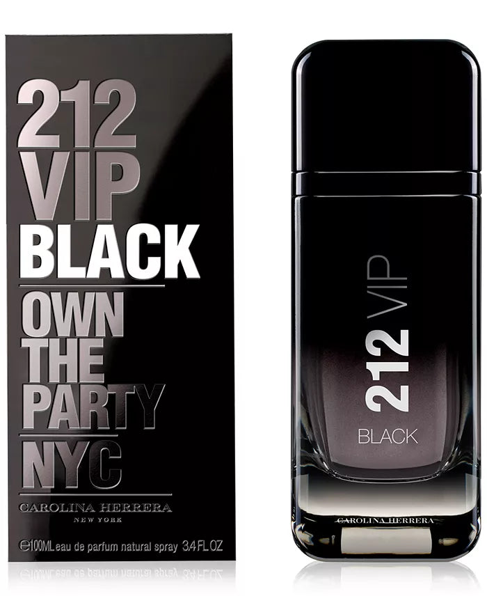 Carolina Herrera 212 VIP Black Eau de Parfum for Men - 3.4 oz